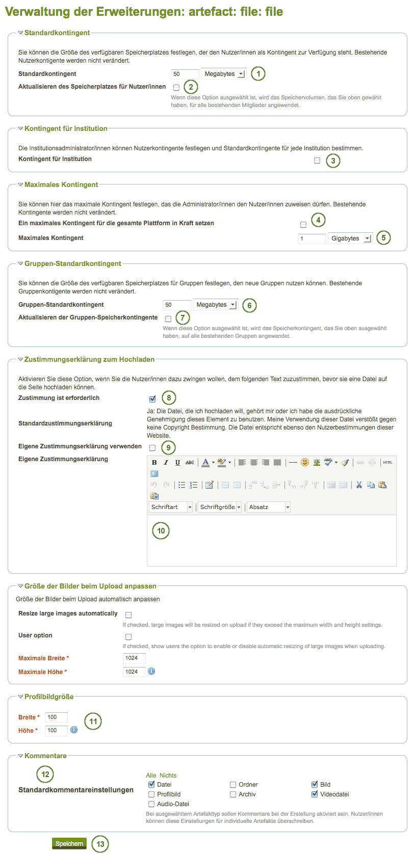 Configure the file plugin