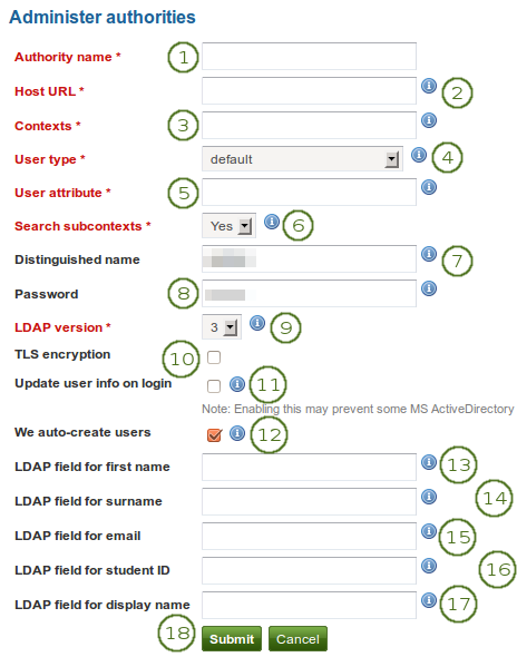 Set up LDAP authentication