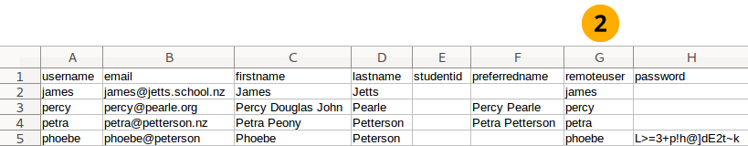 Update the CSV file