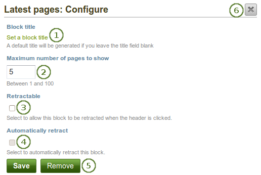 6.3. General — Mahara 1.10 user manual