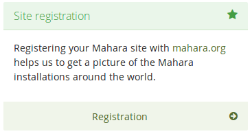 Register your Mahara site