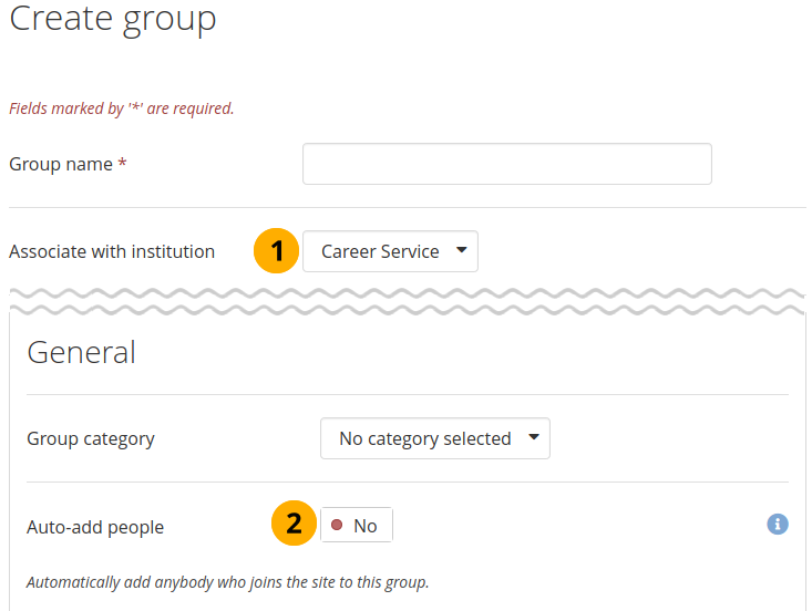 Site administrator-only group settings