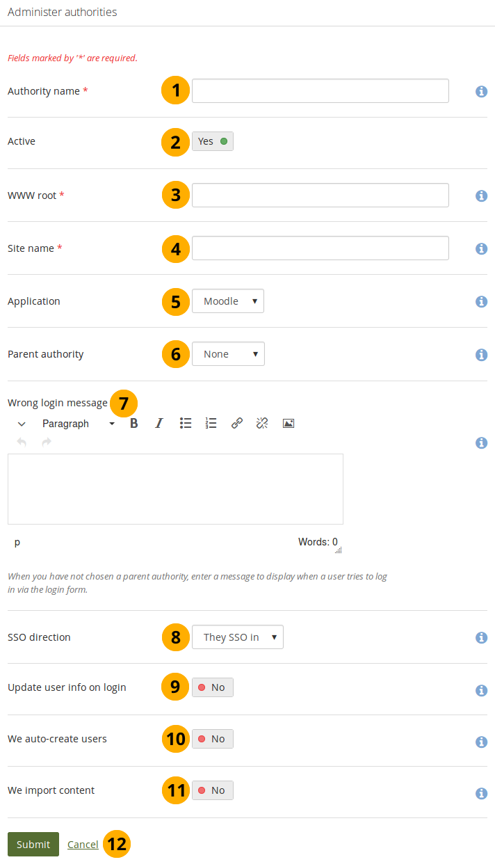 Set up MNet authentication