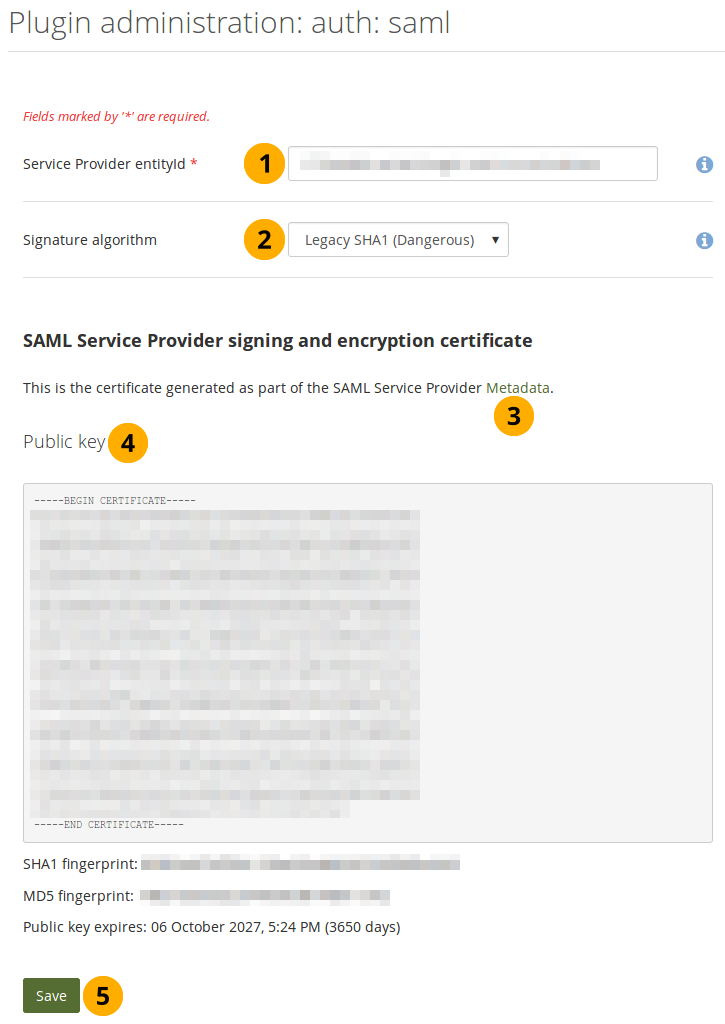 Préparer votre site pour l'authentification par SAML