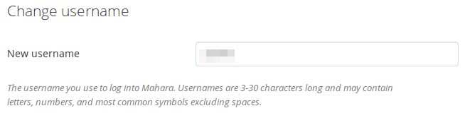 Modifier le nom d'utilisateur