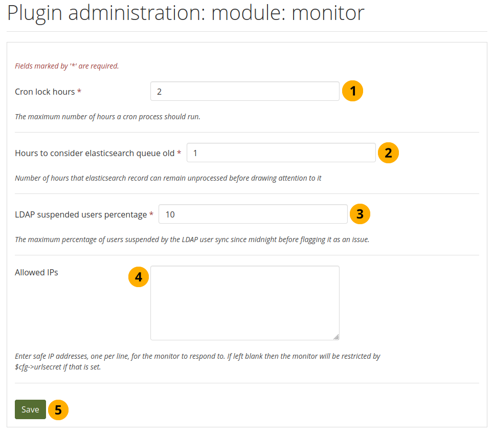 Configurer le plugin de surveillance des tâches cron