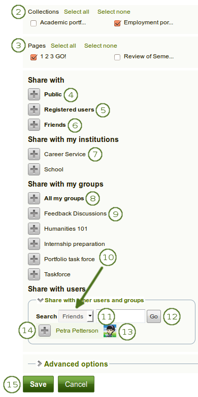 Edit access permissions