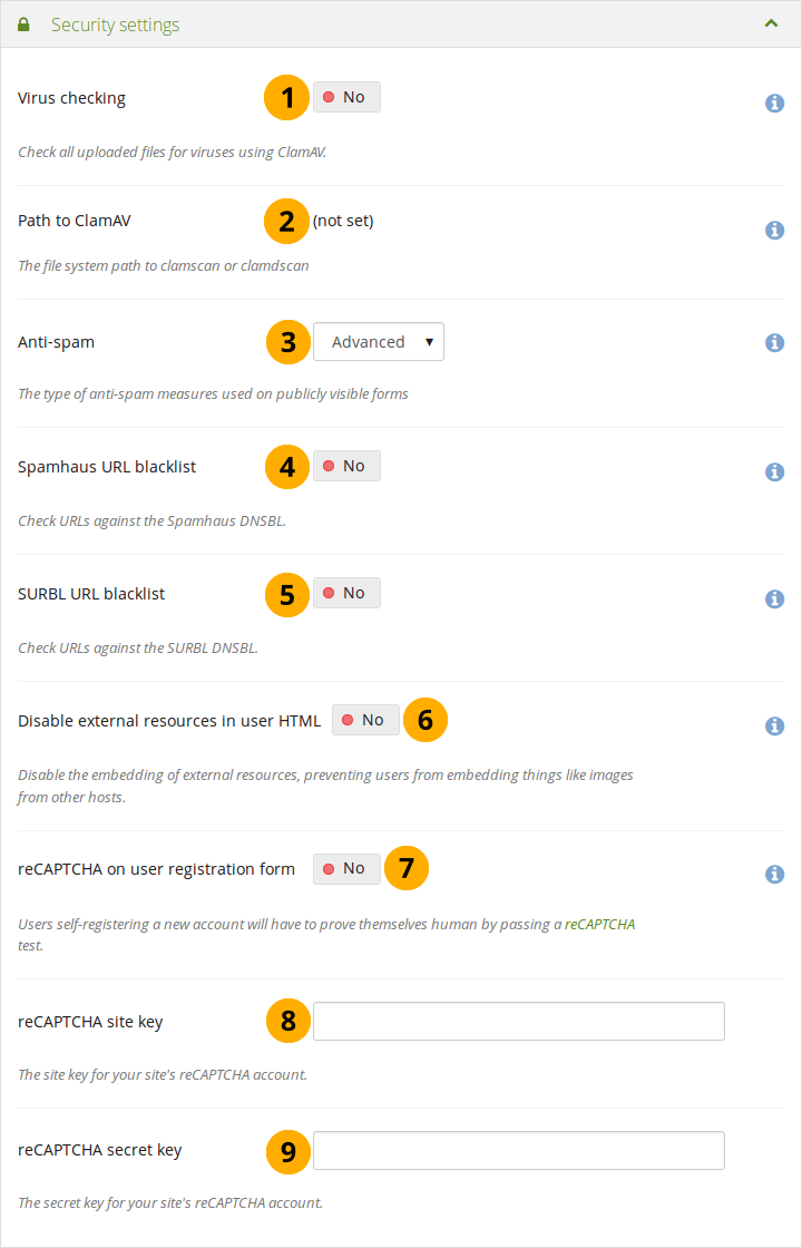 10 3 サイト設定 Mahara 17 04 User Manual