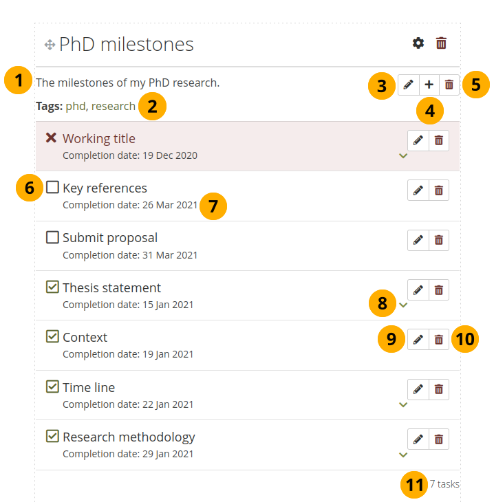 Make changes to your plan on a portfolio page