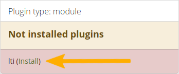 Warning when a plugin is not yet installed